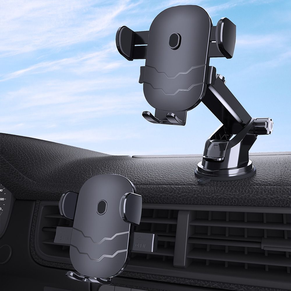 New Universal Mount Auto GPS Holder Car Bracket Air Vent Mount Vehicle Mounts Car Phone Holder. Suction cup bracket 2 - image 4 of 8