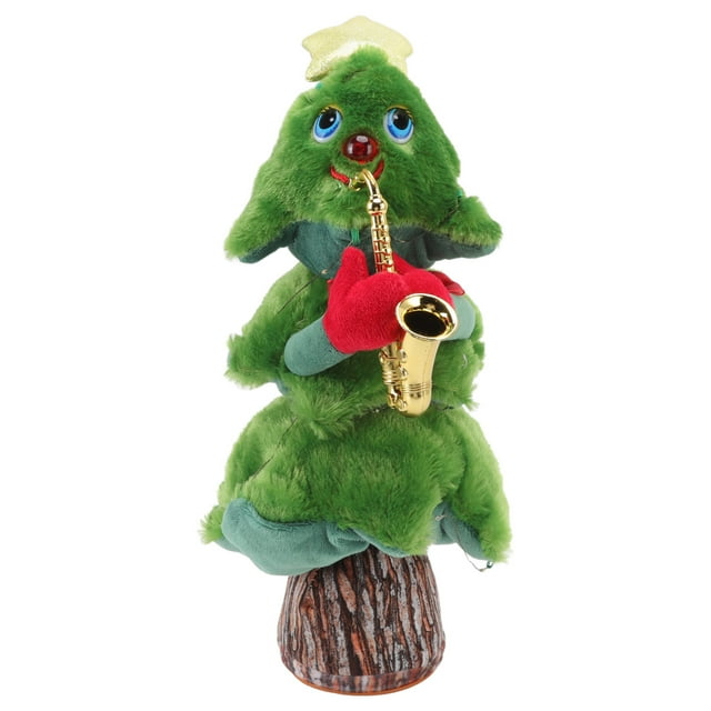 Árbol de Navidad eléctrico que canta, árbol de Navidad que canta y baila, árbol de Navidad que canta y baila, árbol de Navidad de felpa, diseño fácil de usar