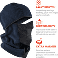 thumbnail image 3 of Balaclava Ski Mask Winter Fleece Thermal Face Cover for Men Women Breathable Skiing Motorcycle & Snowboarding, Navy Blue, Medium, 3 of 7