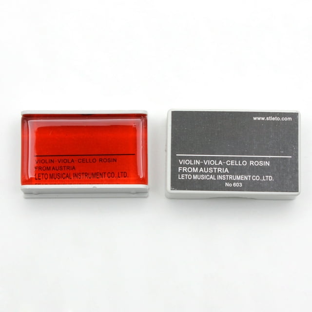 Bow Colophony Résine Augmentant la Friction pour Violon Viola Cello Instrument à Cordes avec Nœud