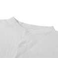 thumbnail image 4 of Men‘s Shirt Henley Neck Solid Color Tops Pullover with Pocket and Buttons S/M/L/XL/XXL, 4 of 8