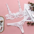 thumbnail image 2 of Clearance Sale 2025 Intimates Erotic Underwear Clearance Lace Temptation Three Point Underwear With Steel Ring, 2 of 9