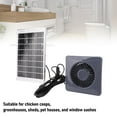 thumbnail image 3 of Ventilador De Ventilación Solar, Ventilador De Ventilación Solar, Panel Solar Redondo De Ahorro De Energía De 6 W, Multifuncional Para Cobertizo, 3 of 7