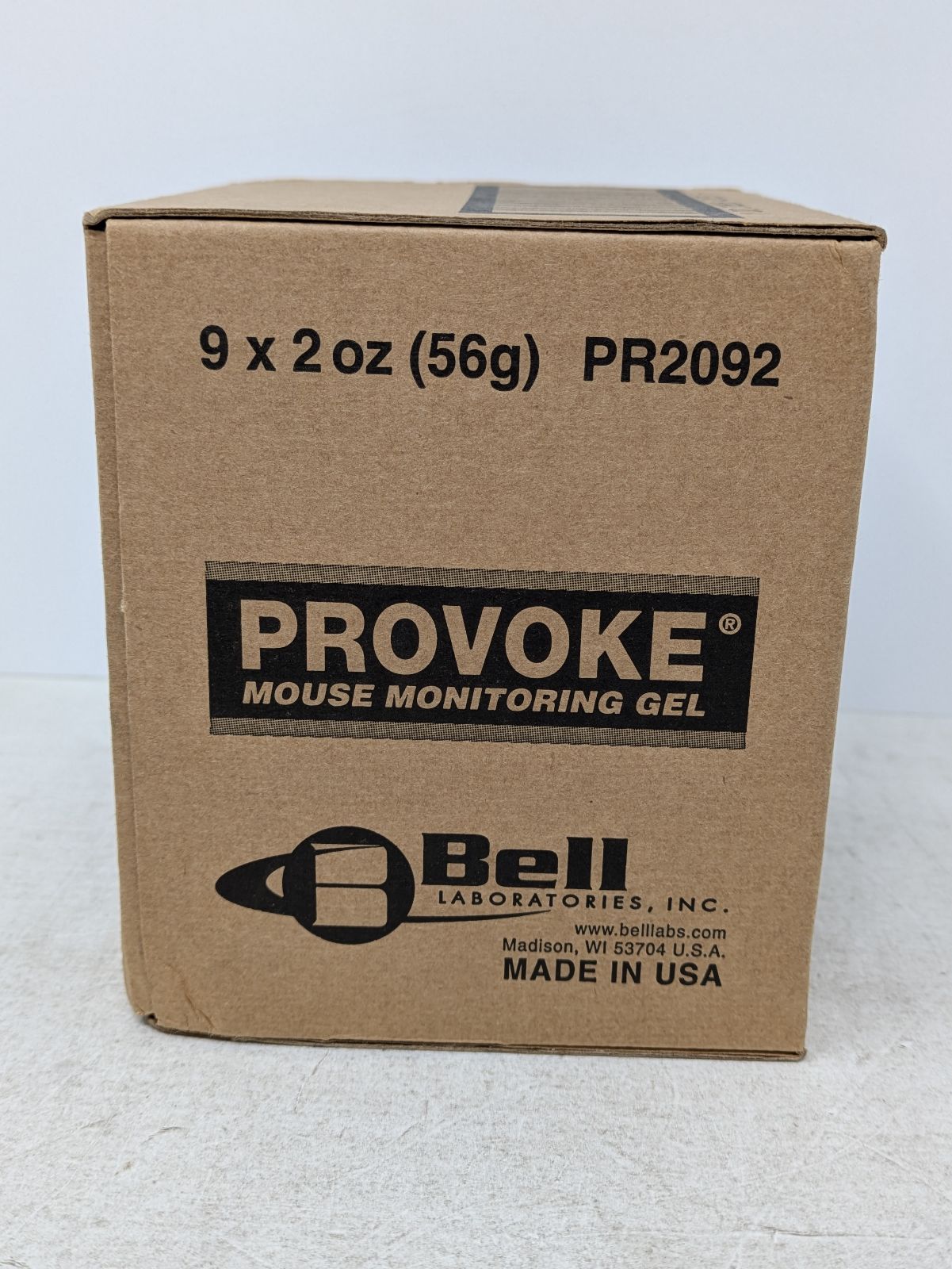 Provoke Mouse Monitoring Gel - Mouse Attractant for Mouse Traps - Case (9 x 2 fl oz Bottles) by Bell Labs