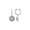 Sterling Silver, variant on Fine Jewelry Sterling Silver Round-shape Lab Grown Diamond Micro-Setting Cluster Dangle Earrings (2/7 cttw, D-F Color, VS1 Clarity)