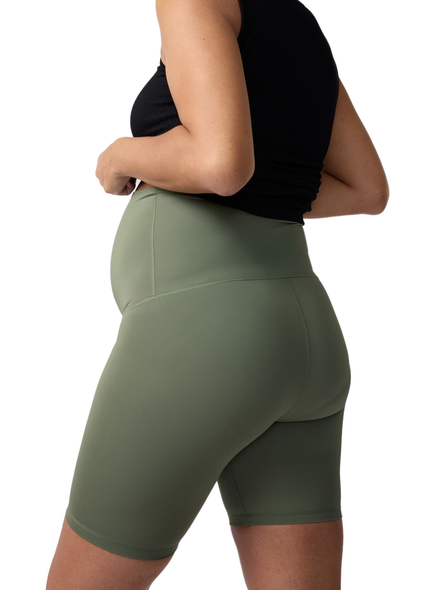 Ingrid & Isabel For Every Belly Women's Maternity Biker Shorts, Available in Sizes S-XXL