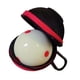 thumbnail image 1 of Bola de billar de entrenamiento con puntos rojos, bola de billar de repuesto de resina con cremallera bolsa de almacenamiento roja, 1 of 9