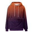 thumbnail image 6 of Unisex Pet Carrier Hoodie Cozy Soft Kangaroo Kitten Puppy Holder Hoodie Fleece Dog Carrying Hoodie Warm Pet Carrier Sweatshirt Dark Purple M, 6 of 6
