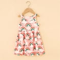 thumbnail image 6 of NAISIBABY Casual Dresses for Girls, Crewneck Cute Flowy Sleeveless Summer Casual Play Dress Red Size 12, 6 of 6