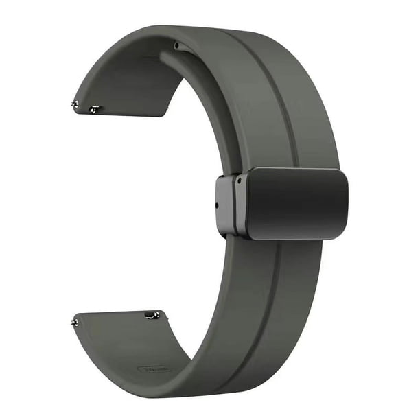 Adecuado para Samsung Galaxy Watch 4 5 Huawei GT3 Correa con hebilla plegable magnética universal