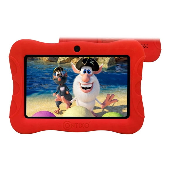 Contixo Kids K3 - Tablet - Android 10 - 32 GB - 7" (1024 x 600) - microSD slot - red