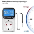 thumbnail image 5 of Digital Temperature Controller Socket Outlet Thermostat with Time Sensor Probe Heating Cooling Switc, 5 of 5