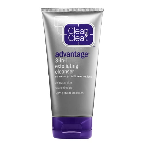 Clean And Clear Advantage 3 In 1 Exfoliating Acne Cleanser 5 Oz, 2