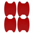 thumbnail image 4 of Tuvgenk Car Stickers Red Plastic 4 pc Deco Stickers Suitable for Vehicle Handles, 4 of 4