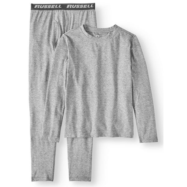 Russell Boys' Core Performance Stretch Thermal Underwear Set (Little Boy & Big Boy) Walmart