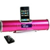 iMusic Portable Speaker System with iPod Dock, Pink