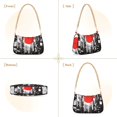 thumbnail image 7 of FORMRS Womens Shoulder Bag with Chain Strap Clutch Purse Cute Tote Handbag, Black Streets, 7 of 7