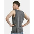 thumbnail image 4 of No Boundaries Men's & Big Men's Burnout Textured Tank, 2-Pack, Sizes XS-3XL, 4 of 7