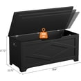thumbnail image 3 of cm de Profundidade Madera Toy Almacenamiento Bench Moderno Style Lift-Top Toy Chest con Seguridad cm de Alturainge para Entryway cm de Profundidadormitorio Living Sala Supports 300 Lbs y Easy to., 3 of 7