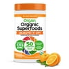 Orgain Organic Greens Powder + Immunity, 50 Superfoods, 1B Probiotics, Orange 0.62lb