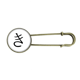 thumbnail image 1 of Carácter katakana japonés ki EsES Broche De Broche De Metal Antiguo Unbranded M, 1 of 3