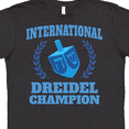 thumbnail image 4 of Inktastic Dreidel Champion Hanukkah with Blue Laurels T-Shirt, 4 of 5