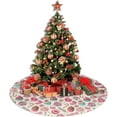 thumbnail image 5 of Christmas Tree Skirt,Sweet Lollipop Candy Macaroon Cupcake Donut Xmas Tree Skirt Rustic Farmhouse Tree Skirt for Christmas Decor Xmas Holiday Home Party Decorations48, 5 of 6
