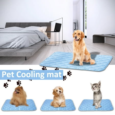 Pet Dog Cat Cool Mat Self Cooling Gel Pad Dog Bed Mattress Breathable Comfortable 