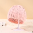thumbnail image 4 of Txlixc Beanies Match, Sombrero de ganchillo de punto sólido de invierno, adecuado para la familia, el bebé, la madre, el padre Txlixc  moda, 4 of 9