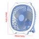 thumbnail image 3 of Ventilador De Escritorio Con Carga Usb, Aspas Pequeas De 5 Pulgadas, Funcionamiento Silencioso, Velocidad Ajustable, Para Enfriar El Escritorio De Oficina, Para Mayor Comodidad, Paquete De, Ukhbmc, 3 of 9