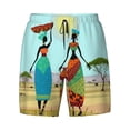 thumbnail image 4 of Lsque Mens Swim Trunks African Women Pattern - Bathing Suit Compression Liner - Beach Swim Shorts Swimwear - (S-3XL) - Stretch Quick Dry -XX-Large, 4 of 9