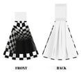 thumbnail image 2 of Yiaed 3d Black and White Checkerboard Tunnel Print Coral Velvet Wipes Absorbent Wipes Cleaning Cloths Household Table and Dish Wiping Cloths, 2 of 7