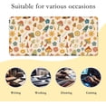 thumbnail image 2 of Desk Mat,Vintage Mushrooms Gaming Mouse Pad,XXL Extended Mouse Pad Mat for Office,Computer,Keyboard with Non-Slip Base Stitched Eges Mousepad 35.4''''×15.7'''', 2 of 6