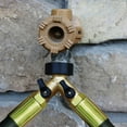 thumbnail image 3 of Kiplyki Wholesale Garden Hose Splitter Heavy-Duty 2 Way Solid Brass Y Female Connector, 3 of 6