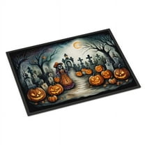 Carolines Treasures DAC2251MAT 18 x 27 in. Unisex La Catrina Skeleton Spooky Halloween Doormat