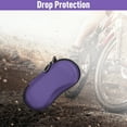 thumbnail image 3 of Fintie Sunglasses Case, Hard EVA Shell Shockproof Sport Glasses Case with Metal Carabiner Travel Zipper Eyeglasses Case, Voilet, 3 of 7