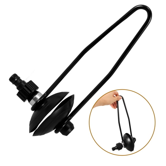 BESTYASH Black Nylon Boat Engine Flush Muff for Outboard Cleaning and Maintenance 1Pack