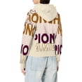 thumbnail image 4 of Champion Life Womens Reverse Weave Pullover Hoodie, S, Big Block Text Mix Chalk, 4 of 4