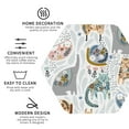 thumbnail image 4 of Disketp Cute Colorful Animal Funny Coasters,6 Pcs Leather Coasters With Holder, Perfect Housewarming Hostess Gifts,Protect Furniture From Water Marks Scratch And Damage, 4 of 9
