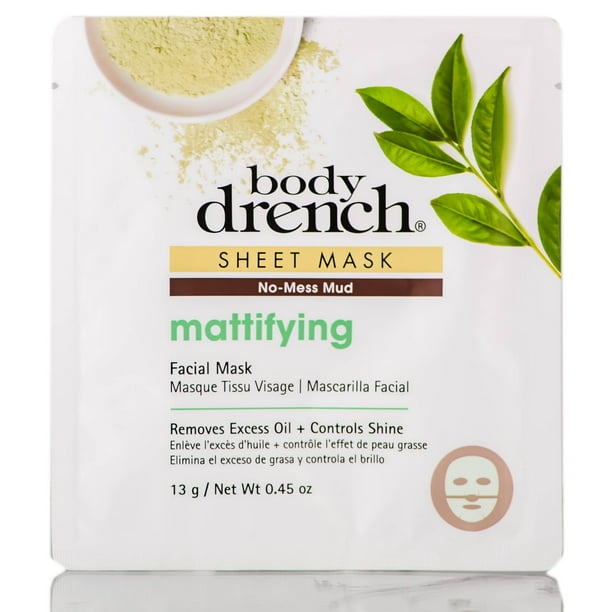 Mattifying , Body Drench Sheet Mask 0.45 oz , Hair Scalp Skin Body