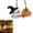 A019 Beige 2.36", variant on Handmade Crochet Halloween Rearview Mirror Ornament Mini Ghost & Pumpkin Hanging Decor,Adorable Car Interior Accessory For Fall & Spooky Season Hangs 2.36"