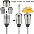 thumbnail image 6 of Helovmine 1/4 inch Shank Router Bit Collet Extension Collet Extender with ER20 Spring Collet and ER20 M Type Wrench Spanner, 6 of 6