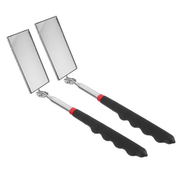 BEADCEST 2Ud Espejo De Inspección Telescópico Ajustable Para Mecánicos Con Flexible Multicolor