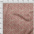 thumbnail image 3 of oneOone Rayon Red Fabric Floral Retro Sewing Craft Projects Fabric Prints By Yard 56 Inch Wide, 3 of 5
