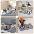 thumbnail image 4 of 20.3x15.8 Inch Silicone Coffee Machine Mat, 2-in-1 Removable Dish Drying Pad for Countertop Protection, Spill-Proof Water Drainage Mat for Coffee Bar and Kitchen Accessories, 2-Piece Set, 4 of 6