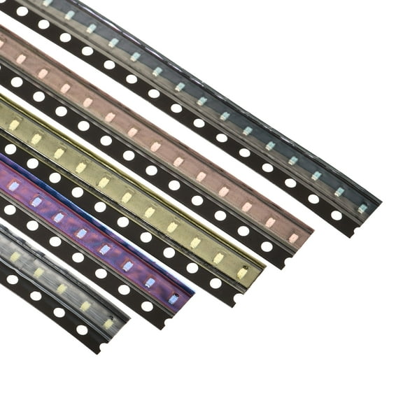 Uxcell 0603 Surface Mounted Devices LED Bulbs Light Emitting Diode Kit 5 Colors 500 Pack