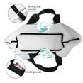 thumbnail image 4 of Balery Utensiles Bolsa Tote Estilo Estético con Cremalleras, Bolsa de Hombro, Bolsa de Compras Grande y Plegable, 4 of 8