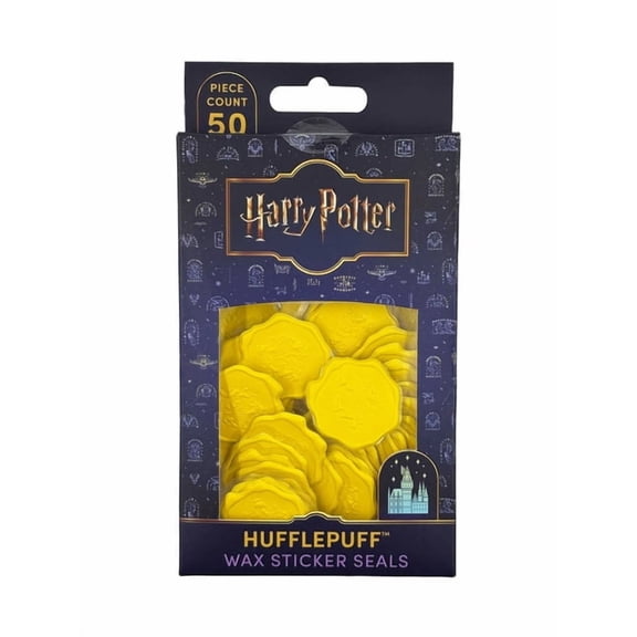 Harry Potter Harry Potter: Hufflepuff Wax Sticker Seals (Set of 50), (Hardcover)