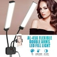 thumbnail image 5 of Andoer-2 Photography Lamp,LED Video 3200K-4500K-5600K Fill Bi-Color Dimmable Beauty LED Video Dimmable Beauty LED 3 Modes 45W LED Modes 45W Live Video Bi-Color Dimmable Beauty LED Fill Bi-Color, 5 of 6
