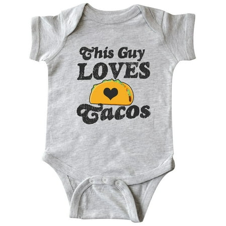 

Inktastic This Guy Loves Tacos Gift Baby Boy Bodysuit